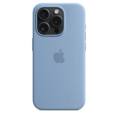 Etui do iPhone 15 Pro Apple Silicone MagSafe - Zimowy Błękit