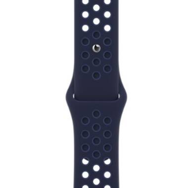 Pasek do Apple Watch 45mm silikonowy Nike+ - Midnight Navy / Mystic Navy